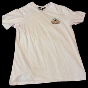 Retro Men’s Graphic T-Shirt The Simpsons Krusty Burgers Size Large White